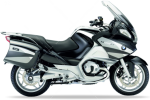 BMW R 1200 RT 2010 - 2014 black white naklejki