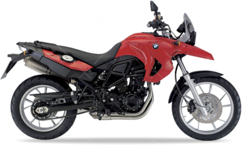 BMW F 650 GS 2007 2008 red U695 naklejki fooqs stickers oem decals aufkleber adesivi matricák adhesivos autocollants original nalepky