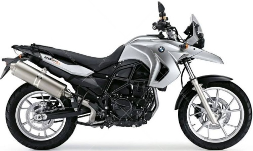 BMW F 650 GS 2010 2011 white 2 matt M924 naklejki fooqs stickers oem decals aufkleber adesivi matricák adhesivos autocollants original nalepky