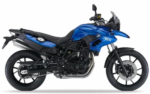 BMW F 700 GS 2014 2015 blue matt WNC3 fooqs naklejki stickers decals aufkleber oem etiketler αυτοκόλλητα