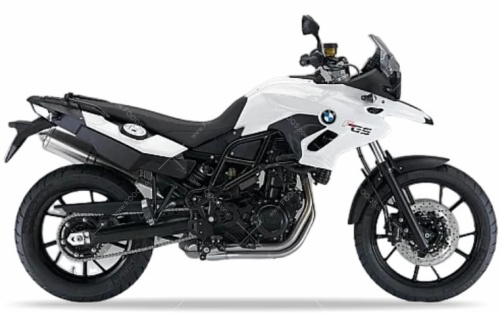 BMW F 700 GS 2014 2015 white 3 U751 fooqs naklejki stickers decals aufkleber oem etiketler αυτοκόλλητα