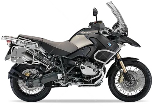 BMW R 1200 GS Adventure 2012 2013 BLACK WN43 fooqs naklejki stickers decals aufkleber oem etiketler adhesivos moto