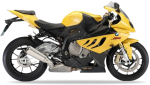 BMW S 1000 RR 2011 yellow YN72 naklejki