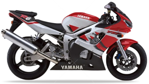 Yamaha YZF R6 2000 White Red fooqs naklejki stickers decals aufkleber adesivi adesivo autocollants