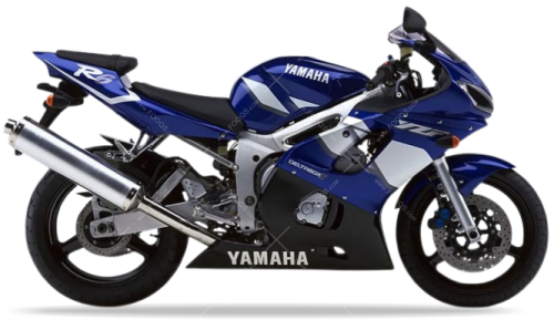 Yamaha YZF R6 2001 Blue C fooqs naklejki stickers decals aufkleber adesivi adesivo autocollants