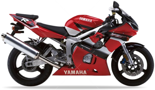 Yamaha yzfr6 yzf r6 rj03 rj 03 2001 Red fooqs naklejki stickers decals aufkleber adesivi adesivo autocollants sticker decel label fairing fairings owiewka parts tank fuel paerl color paint 1