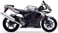 Yamaha YZF R6 2003 Silver 3 fooqs naklejki stickers decals aufkleber adesivi adesivo autocollants