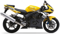 Yamaha YZF R6 2003 Yellow fooqs naklejki stickers decals aufkleber adesivi adesivo autocollants