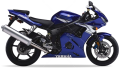 Yamaha YZF R6 2004 Blue fooqs naklejki stickers decals aufkleber adesivi adesivo autocollants