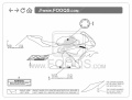Yamaha YZF R6 2005 Black mat fooqs naklejki stickers decals aufkleber adesivi adesivo autocollants 1