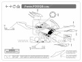 Yamaha YZF R6 2004 USA Silver 5SLK fooqs naklejki stickers decals aufkleber adesivi adesivo