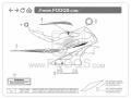 Yamaha YZF R6 2006 Black mat fooqs naklejki stickers decals aufkleber adesivi adesivo