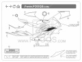 Yamaha YZF R6 2006 White Red fooqs naklejki stickers decals aufkleber adesivi adesivo