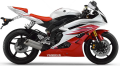 Yamaha YZF R6 2006 White Red fooqs naklejki stickers decals aufkleber adesivi adesivo autocollants