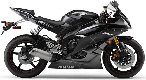 Yamaha YZF R6 2007 Black fooqs naklejki stickers decals aufkleber adesivi adesivo autocollants