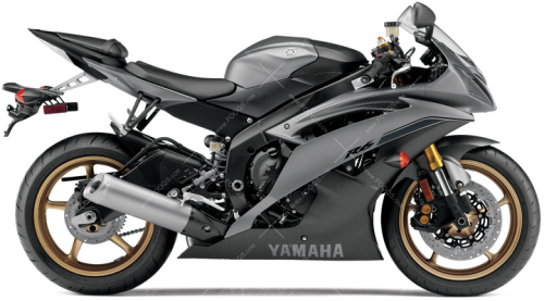 Yamaha YZF R6 2014 grey fooqs naklejki stickers decals aufkleber adesivi adesivo autocollants