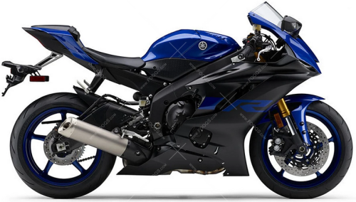 Yamaha YZF R6 2019 Blue Metallic C DPBMC fooqs naklejki stickers decals aufkleber adesivi adesivo autocollants