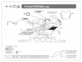 Yamaha YZF R6 2020 Orange Metalic fooqs naklejki stickers decals aufkleber adesivi adesivo