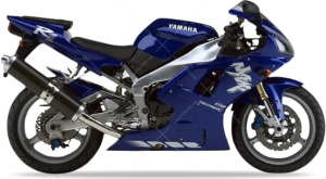 Yamaha YZF R1 1998 blue RN01 naklejki