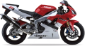 Yamaha YZF R1 1999 red fooqs motorcycle decals aufkleber naklejki motor sticker adhesivos moto oem original autocollant decal