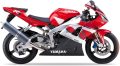 Yamaha YZF R1 2000 red fooqs motorcycle decals aufkleber naklejki motor sticker adhesivos moto oem original autocollant decal