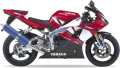 Yamaha YZF R1 2001 red fooqs motorcycle decals aufkleber naklejki motor sticker adhesivos moto oem original autocollant decal