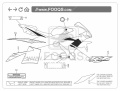 Yamaha YZF R1 RN12 2005 blue fooqs motorcycle decals aufkleber naklejki motor sticker adhesivos moto oem original