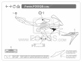 Yamaha YZF R1 2008 black graphite fooqs motorcycle decals aufkleber naklejki motor adhesivos oem