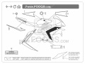 Yamaha YZF R1 2007 white fooqs motorcycle decals aufkleber naklejki adhesivos oem