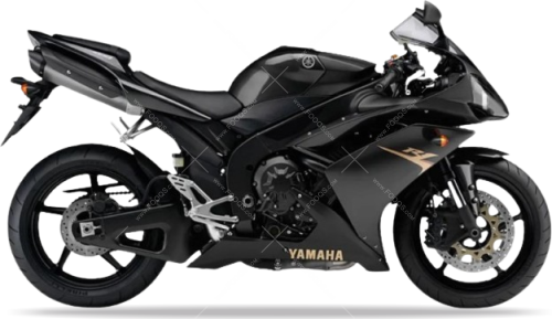Yamaha Yzf R1 2008 dark grey gold fooqs naklejki stickers parts aufkleber motor adhesivos moto original autocollant