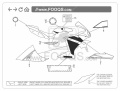 Yamaha YZF R1 2009 blue fooqs motorcycle decals aufkleber naklejki adhesivos oem original autocollant