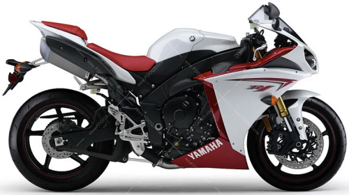 Yamaha YZF R1 2009 White Red USA rn22 fooqs naklejki stickers decals aufkleber adesivi adesivo autocollants