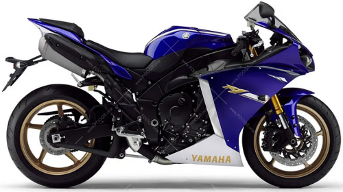 Yamaha YZF R1 2012 Blue C rn22 fooqs naklejki stickers decals aufkleber adesivi adesivo autocollants