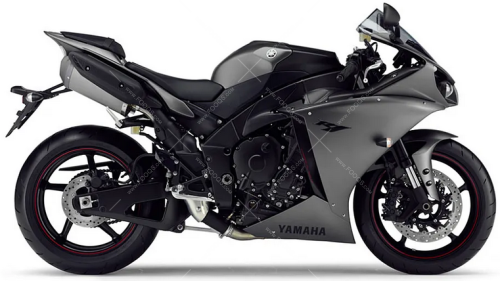 Yamaha YZF R1 2012 2014 Mat Gray 3 rn22 fooqs naklejki stickers decals aufkleber adesivi adesivo autocollants