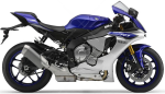 Yamaha YZF R1 2015 bleu C RN32 autocollants