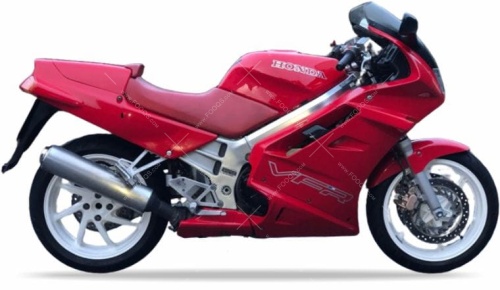 Honda VFR 750 F 1991 red R157 fooqs naklejki stickers decals aufkleber oem nálepky стикери nalepke