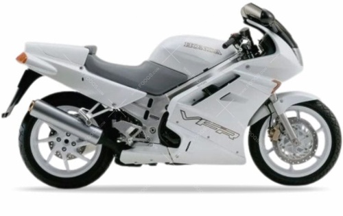 Honda VFR 750 F 1991 white NH193 fooqs naklejki stickers decals aufkleber oem lipuķi Stickeren tarra