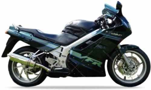 Honda VFR 750 F 1992 green G142 fooqs naklejki stickers decals aufkleber oem lipéad klistermerki autocolantes