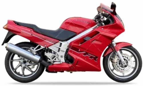 Honda VFR 750 F 1992 red R157 fooqs naklejki stickers decals aufkleber oem lipéad klistermerki autocolantes