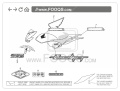 Honda CB 600 F Hornet 2011 2013 fooqs naklejki motor stickers oem parts oryginal aufkleber autocollants