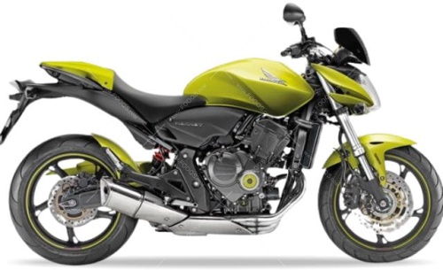 Honda CB 600 F Hornet 2009 2010 yellow Y205 motor stickers oem parts oryginal aufkleber autocollants