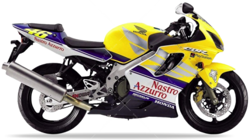 Honda CBR 600F 2001 Yellow Rossi Y163 fooqs naklejki stickers decals aufkleber adesivi adesivo autocollants oem decal original fairing fairings tank fuel restoration repair renew paint front left right rear replica cbr600f cbr600 pc 35 pc35 1