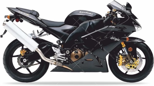 Kawasaki ZX 10 R 2004 black 660 fooqs naklejki stickers decals aufkleber oem nálepky стикери nalepke