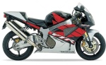 Honda VTR 1000 SP-2 2004 - 2005 nero NH1E adesivi