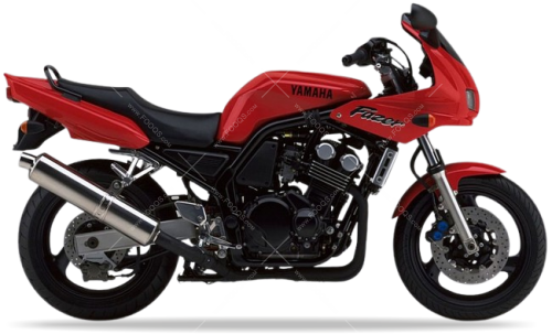 Yamaha FZS 600 Fazer 1998 1999 Red fooqs naklejki stickers decals aufkleber adesivi adesivo autocollants
