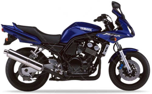 Yamaha FZS 600 Fazer 2002 Blue C fooqs naklejki stickers decals aufkleber adesivi adesivo autocollants