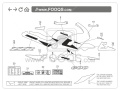 Kawasaki ZZR 600 1998 Ebony Gray T8 motor stickers oem parts oryginal aufkleber autocollants nalepky tal mutur naklejki