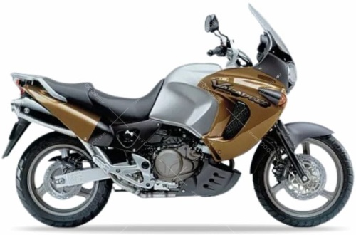 Honda XL 1000 V Varadero 1999 gold Y158 fooqs naklejki stickers decals aufkleber oem oryginalne parts motorcycle