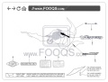 Honda XL 1000 V Varadero 1999 2000 2001 2002 fooqs naklejki motor stickers oem parts adesivos de moto