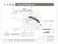 Honda XL 1000 V Varadero 2007 2011 fooqs naklejki decals aufkleber oem pegatinas klistremerker Aufkleber